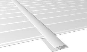 Pvc revestimiento perfil union h 10mm blanco x3m